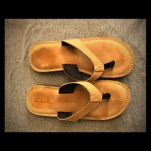 Clark’s Women’s Leather Flip Flop